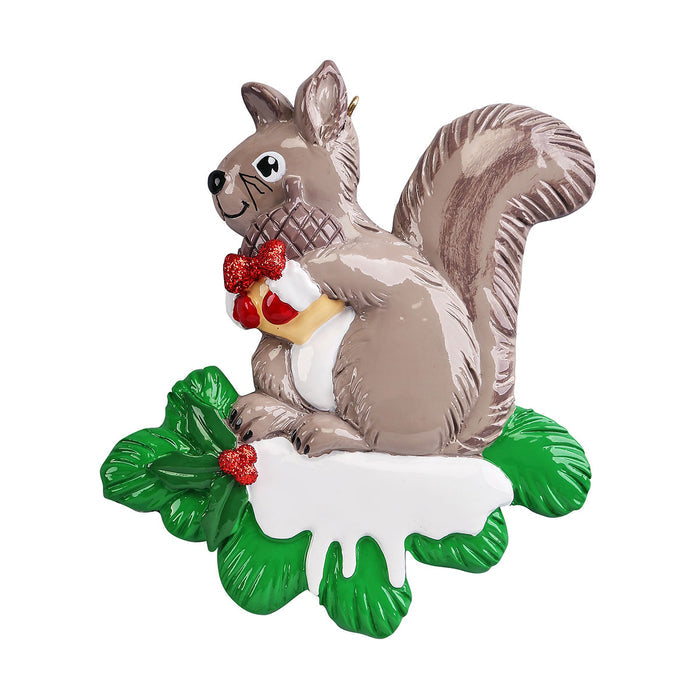 Personalized Squirrel Ornament