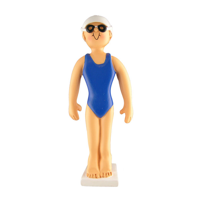 Swimmer Ornament - Female for Christmas Tree