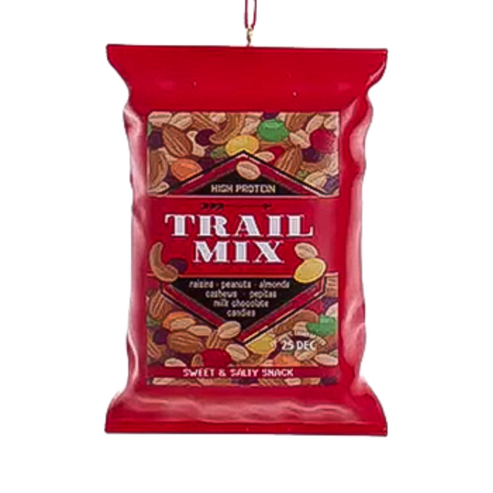 Trail Mix Snack Bag Ornament