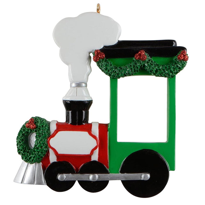 Personalized Train Engine Ornament