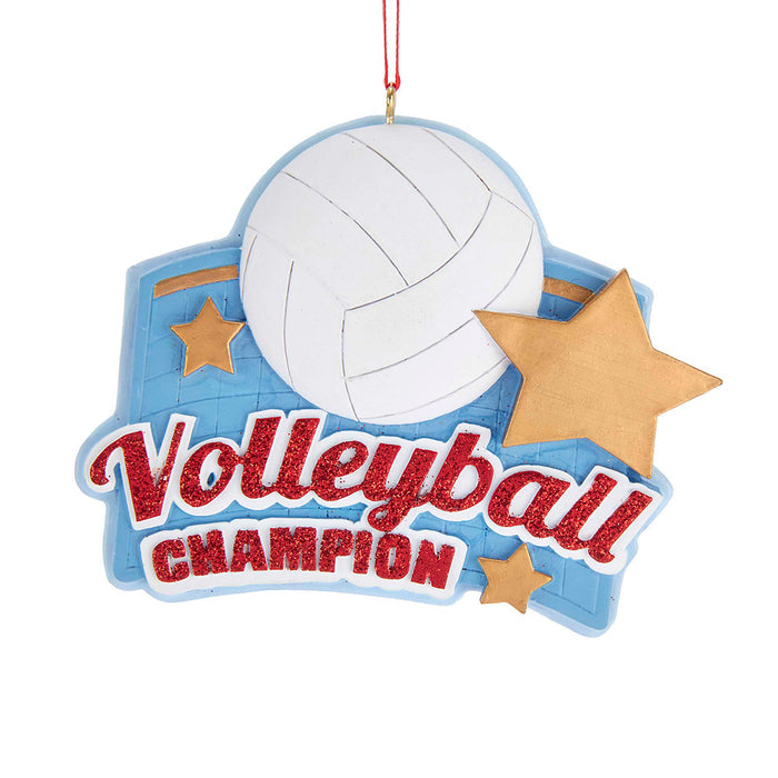 Volleyball Champion Personalized Ornament For Christmas Tree