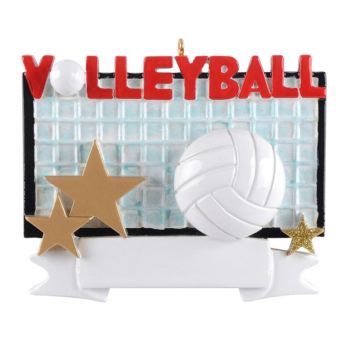 Personalized Volleyball Ornament