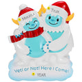 Personalized Yeti Expecting Couple Ornament OR2685