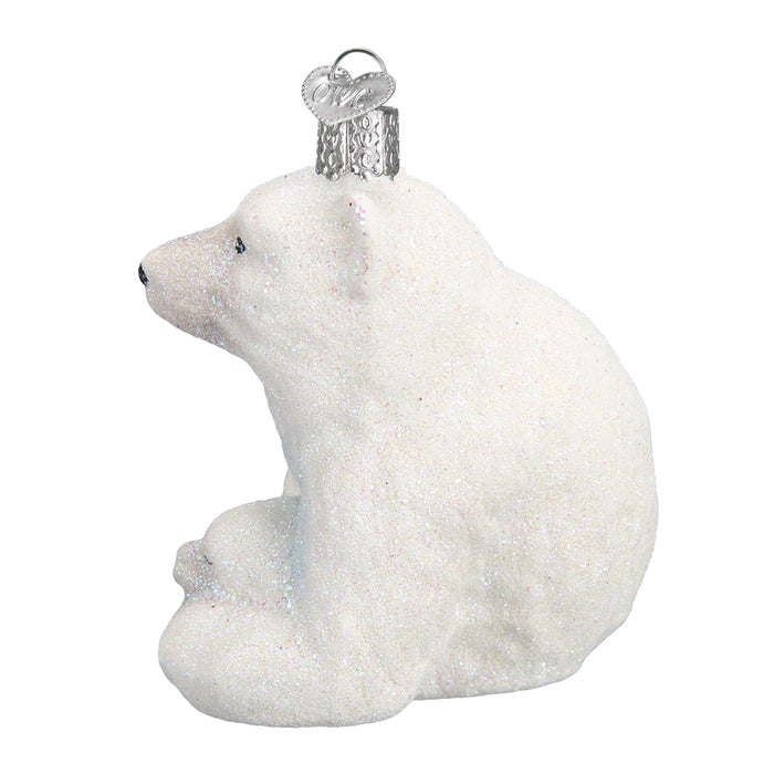 Polar Bear with Cub Side View