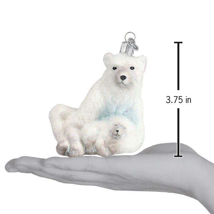 Polar Bear with Cub Size View