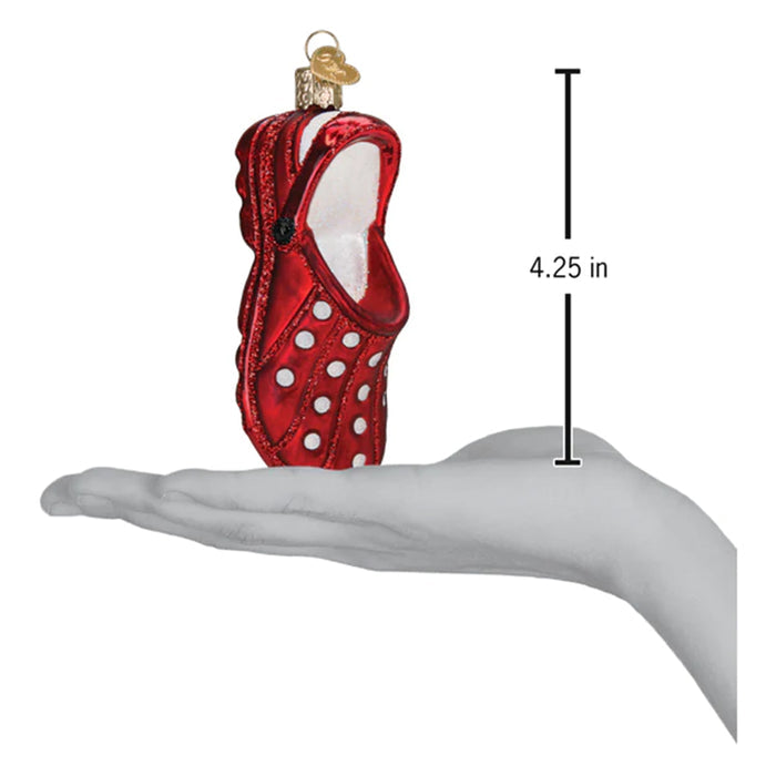 Rubber Clog Ornament - Old World Christmas 32622