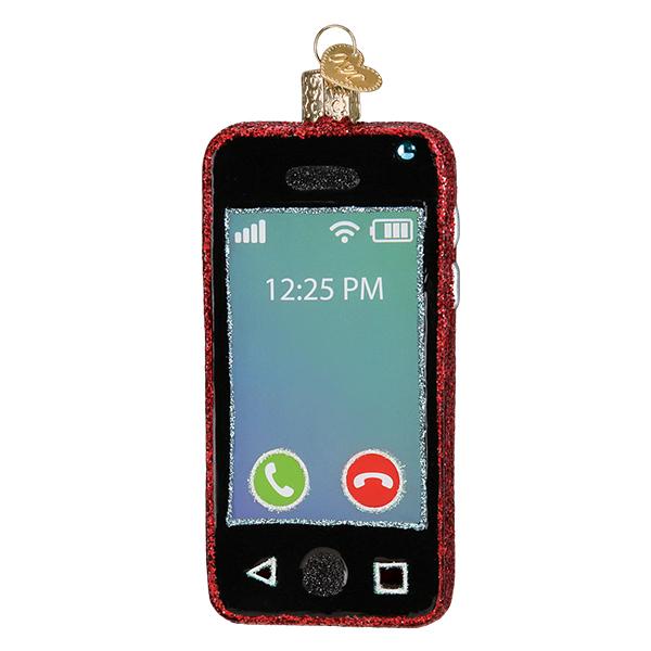 Glass Smartphone Christmas tree ornament