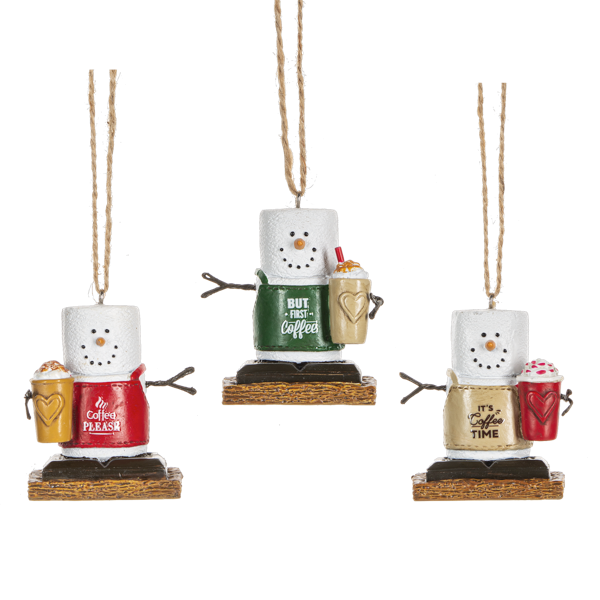 S'mores Barista Ornaments
