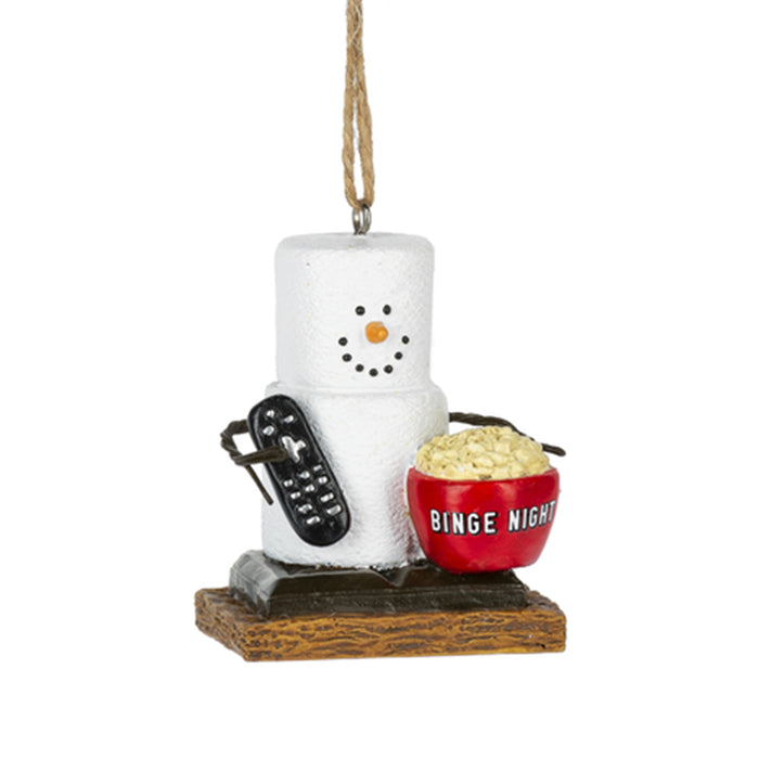 S'mores Binge Watching Ornament