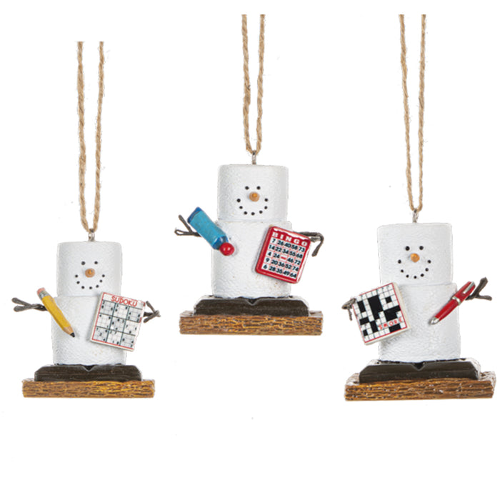 S'mores Game Night Ornaments