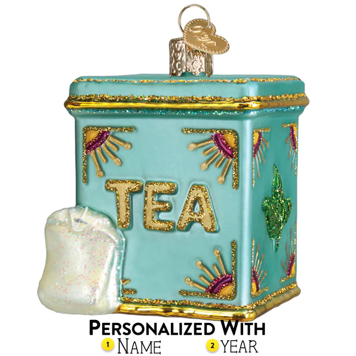Tea Tin Ornament - Old World Christmas