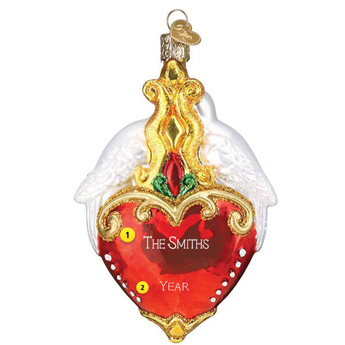Two Turtle Doves Ornament - Old World Christmas