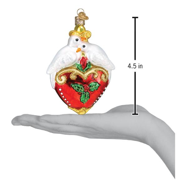 Two Turtle Doves Ornament - Old World Christmas