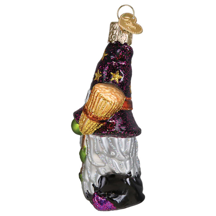 Witch Gnome Ornament - Old World Christmas 26096
