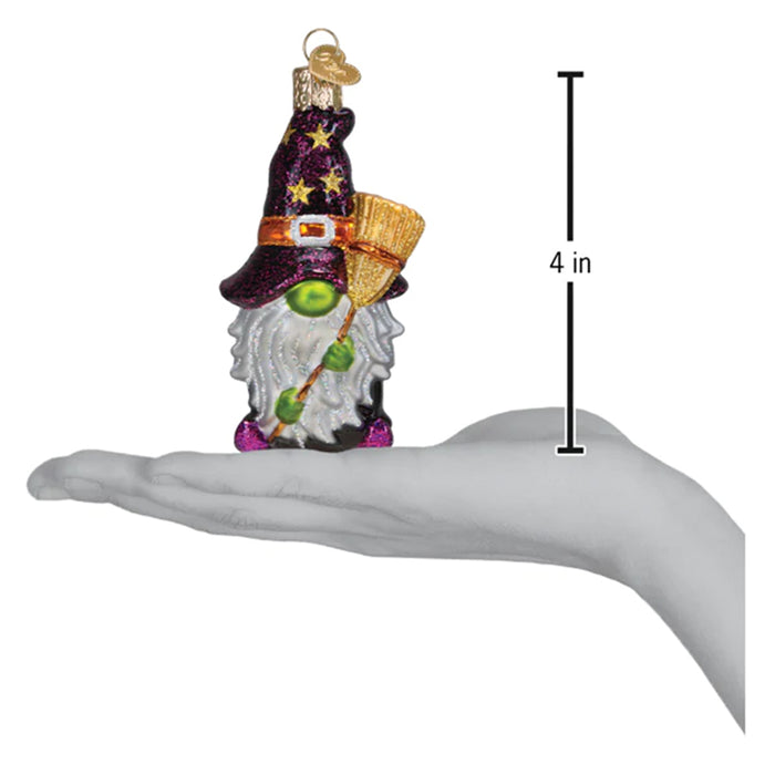 Witch Gnome Ornament - Old World Christmas 26096