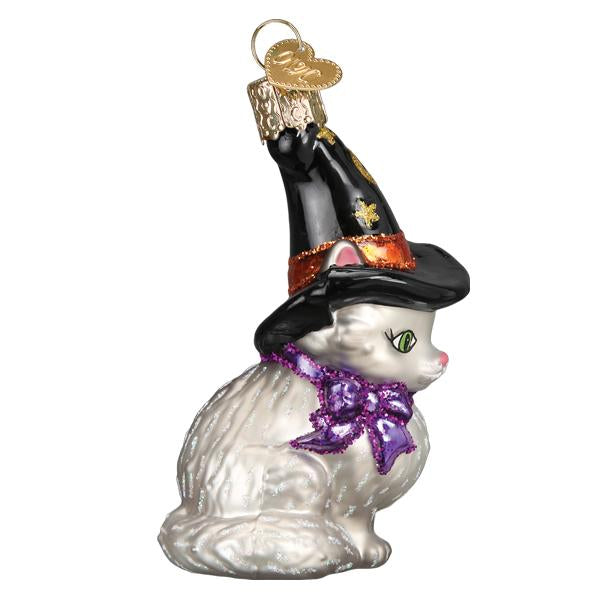 Witch Kitten Ornament - Old World Christmas